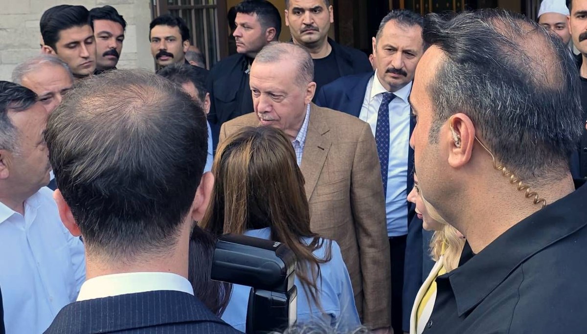 Erdoğan, bayram namazını kıldı