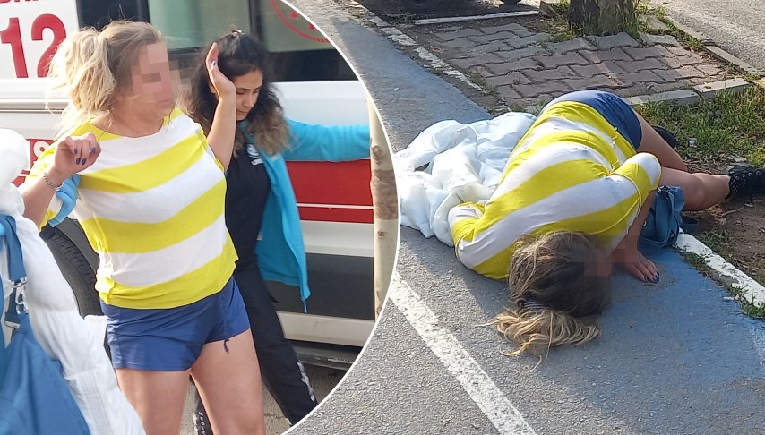 Yol kanarında baygın halde bulundu