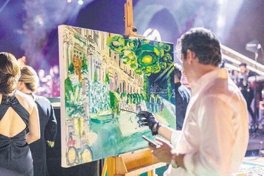 İpek Alp ile Zeki Sever evlendi: Sosyete düğününde ressam modası - 2