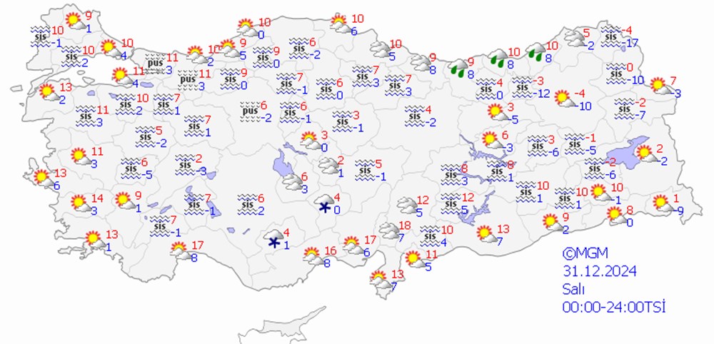 Bugün 9 il için uyarı | Yılbaşında hava nasıl olacak? - 15