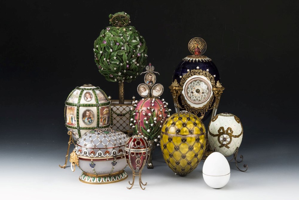 Dünyanın en değerli yumurtaları Faberge'ler, Londra'da sergilenmeye başlandı