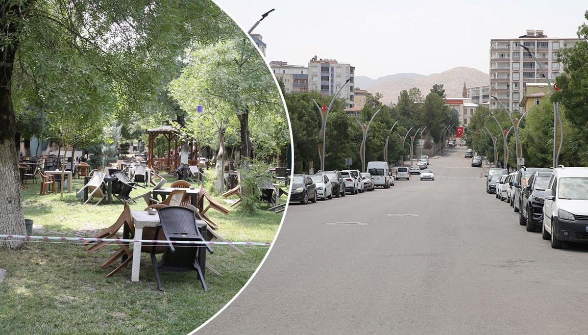 Hava 48 derece, cadde ve sokaklar bomboş: 