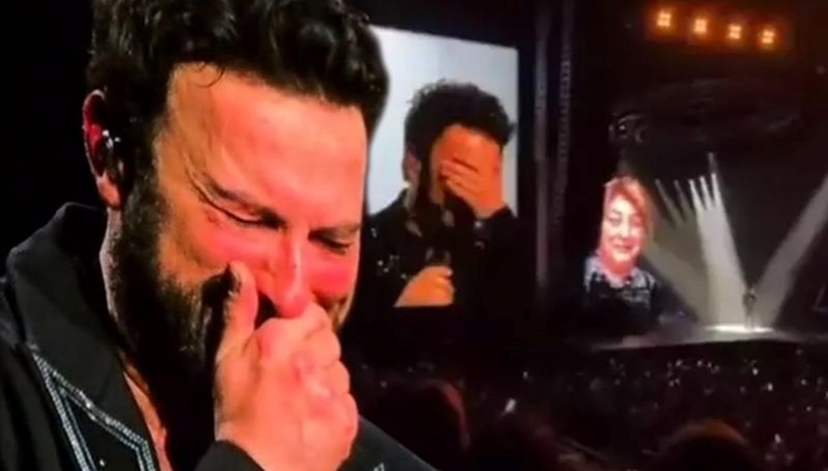 Tarkan'ın anne acısı: Sahnede gözyaşlarına boğuldu