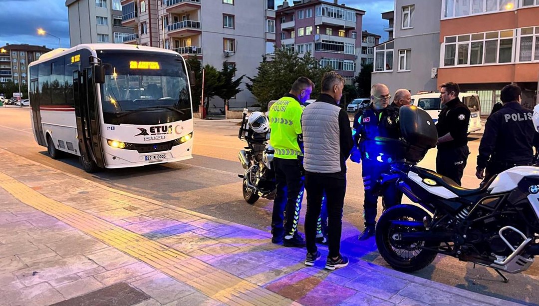 Yolcuların ihbar ettiği şoför alkollü çıktı