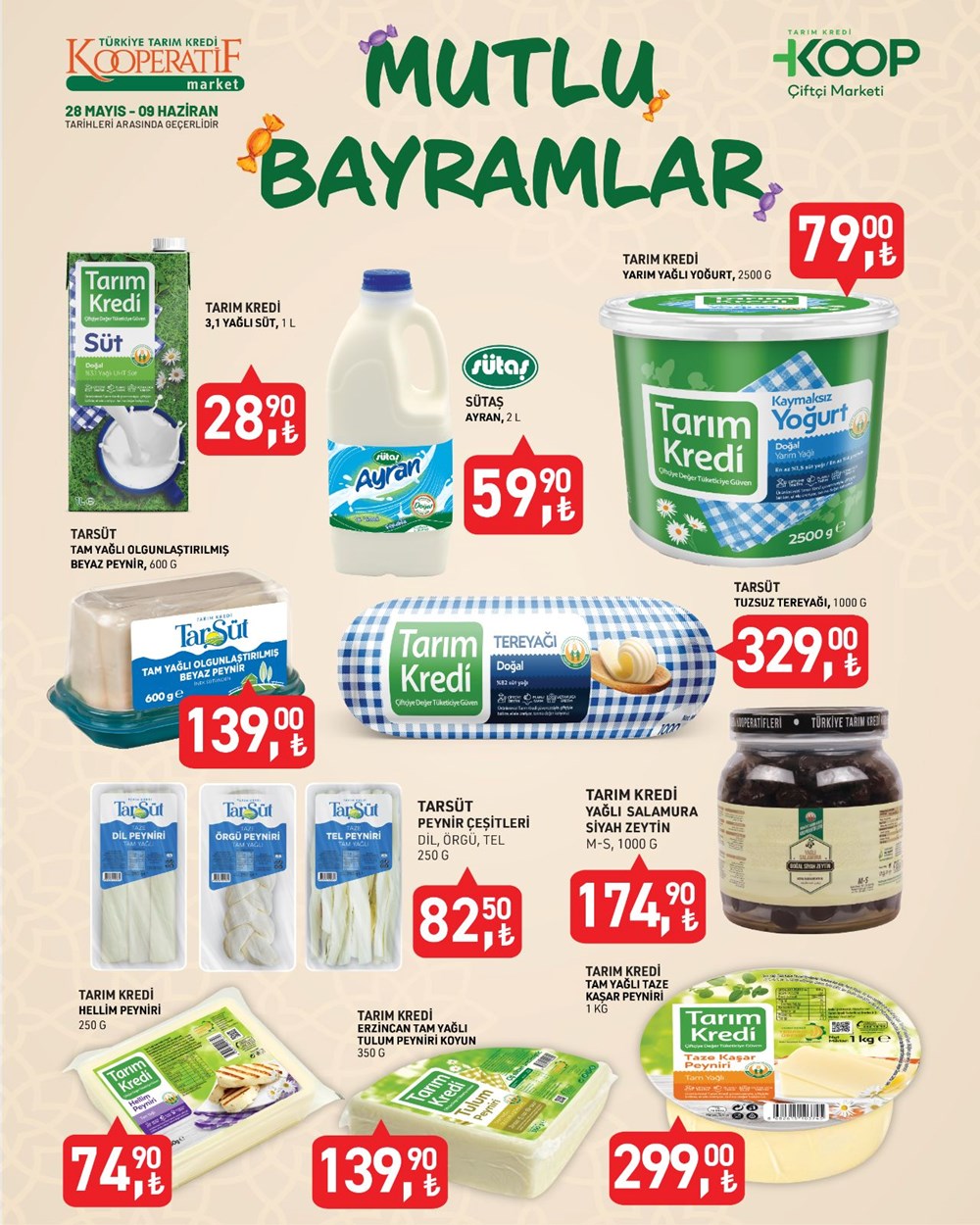 Tarım Kredi KOOP marketleri 28 Mayıs-9 Haziran indirimli eserler listesi 2025: Bayram’a özel indirimler reyonlarda 76 RYn5S6uZ3UOSNE60Hk2U2A