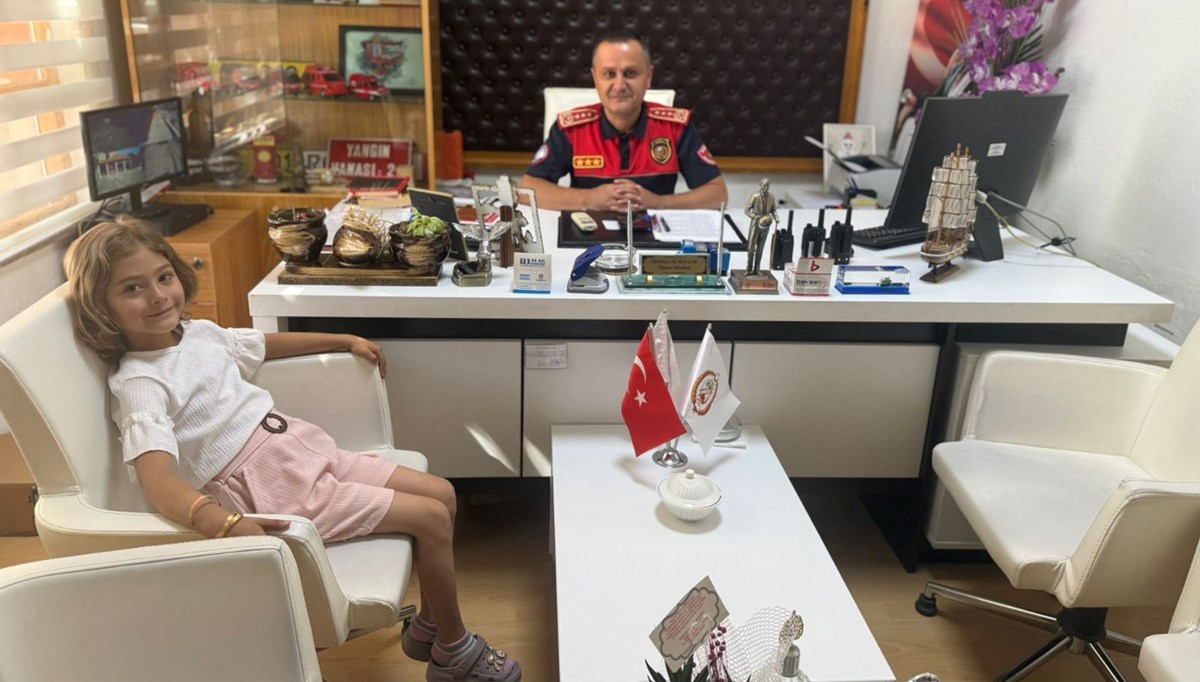 Köyü yanmaktan kurtardı