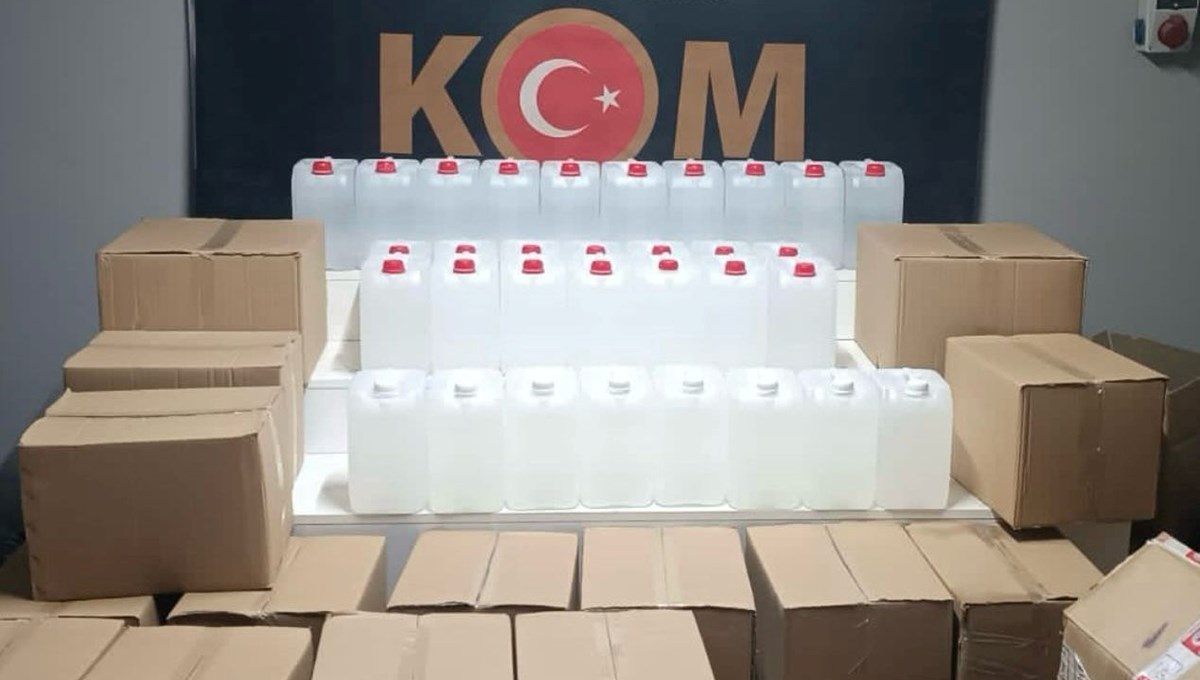 Bursa'da sahte içki operasyonu: 2 tutuklama