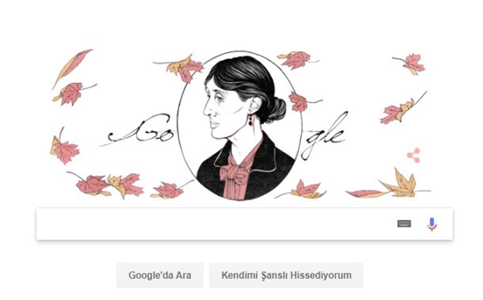 Google'dan İngiliz yazar Virginia Woolf'un doğum gününe özel doodle (Virginia Woolf kimdir?) - 1