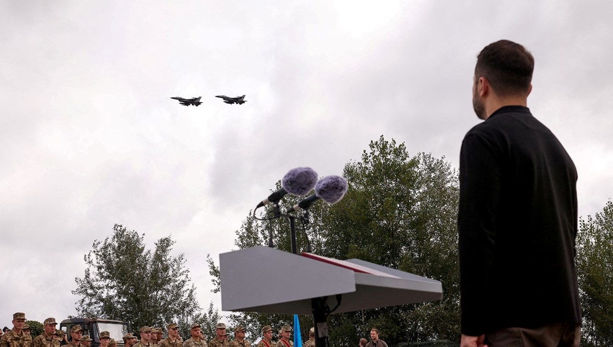 Ukrayna lideri Zelenski'nin Ukrayna lideri Zelenski'nin