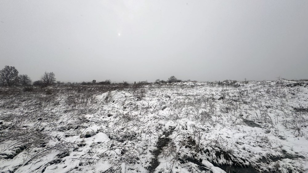 Trakya'da kar yağışı: Ulaşım güçlükle sağlanıyor - 17
