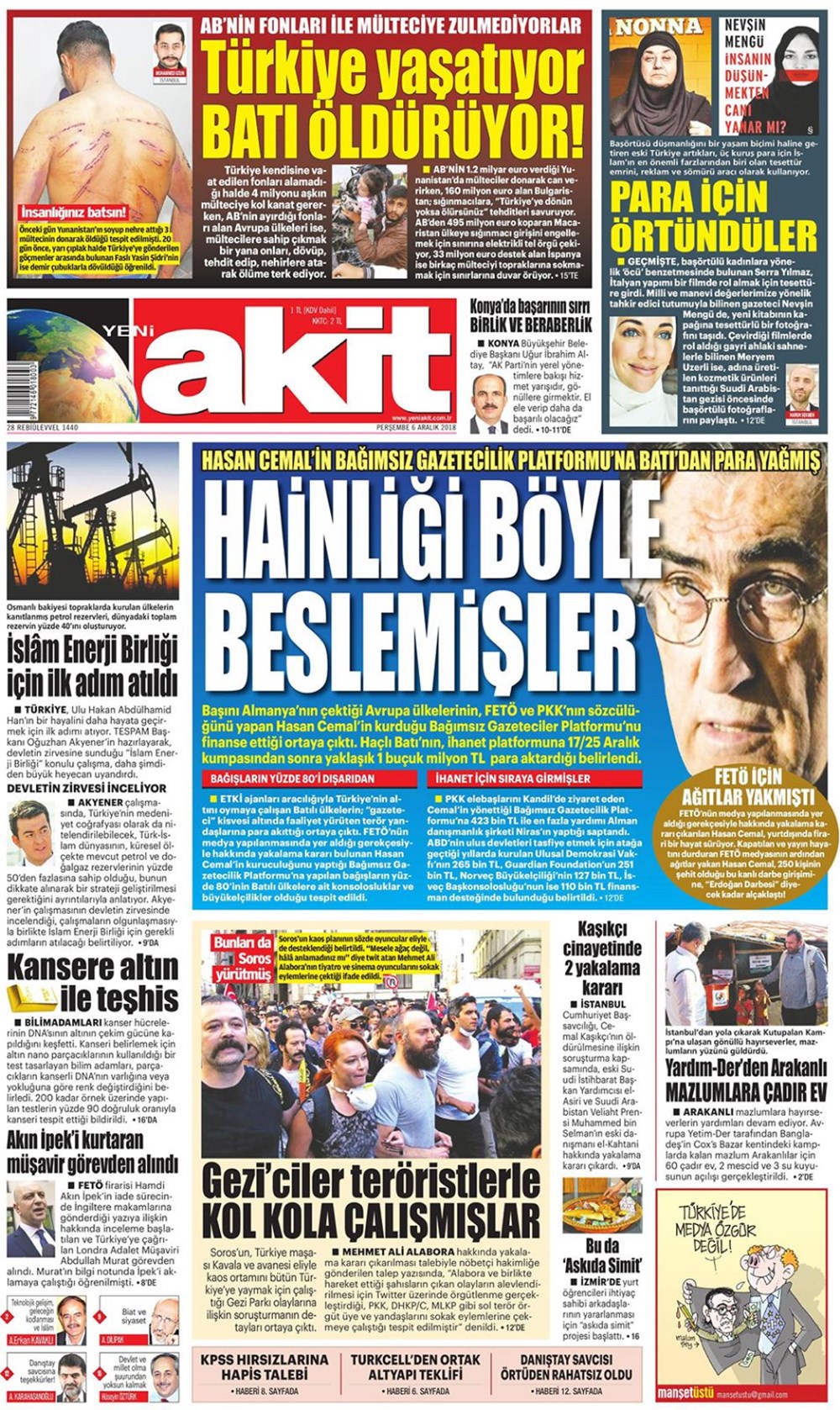Gunun Gazete Mansetleri 6 Aralik 2018 Son Dakika Turkiye Haberleri Ntv Haber