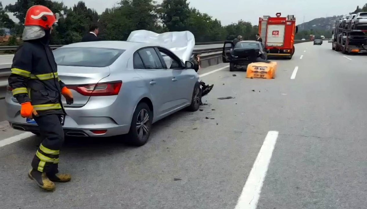 Tırdan düştü, kazaya neden oldu