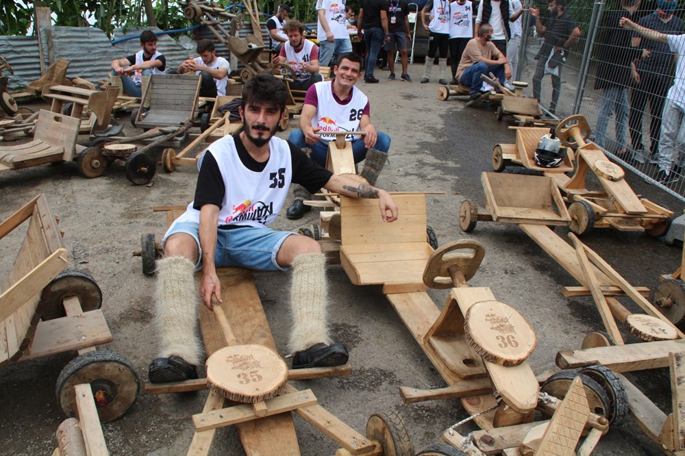 Rize'de 'formulaz' tahta araba yarışları heyecanı - 7