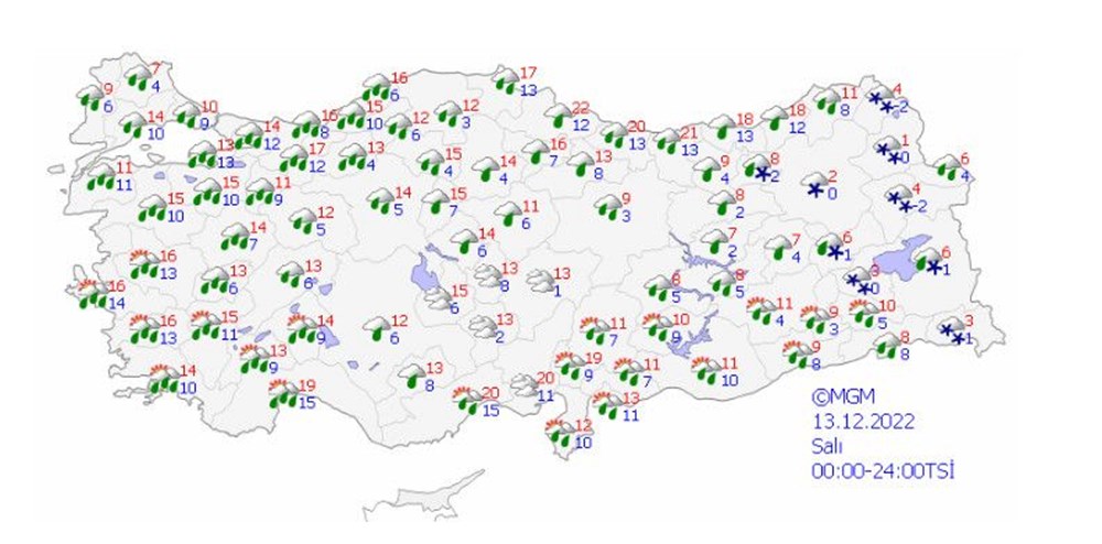 Meteoroloji'den 12 il için sarı ve turuncu kodlu uyarı (Bugün hava nasıl olacak?) - 7