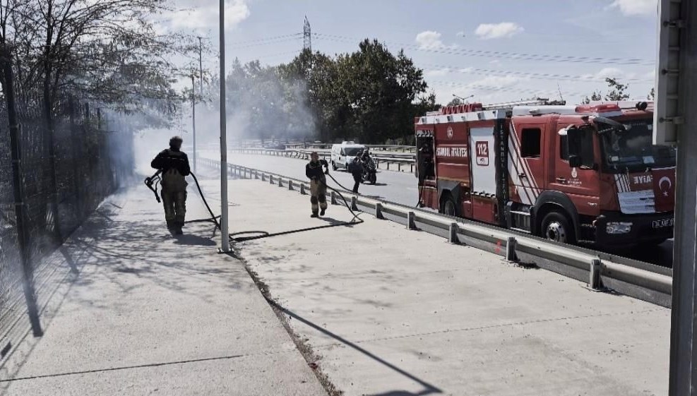 Metris Cezaevi yakınında yangın paniği