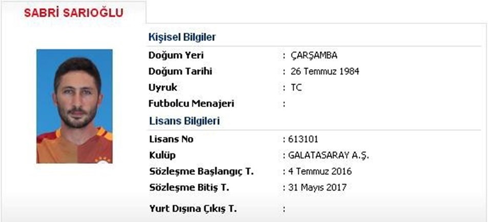 Sabri Sarıoğlu’nun sözleşmesi sona erdi - 1