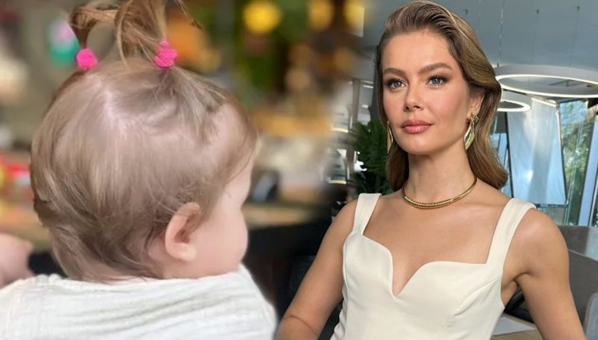 Burcu Biricik'in kızı Luna 1 yaşında