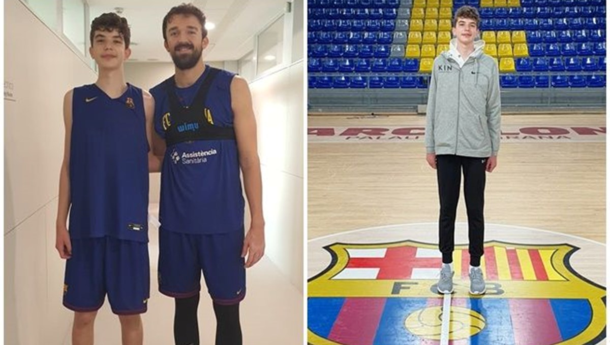 13 yaşındaki Emir Karabulut Barcelona'ya transfer oldu
