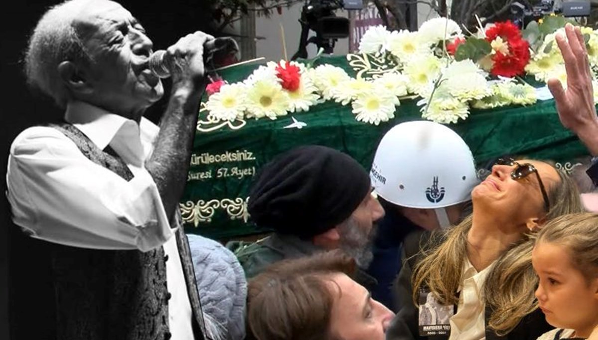 Edip Akbayram gözyaşlarıyla son yolculuğa uğurlandı