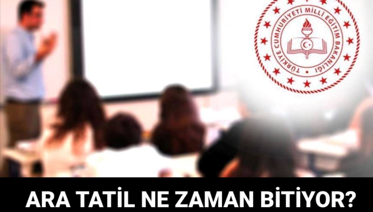 MEB tatil takvimi 2025: Ara tatil ne zaman bitiyor? Okulların açılmasına kaç gün kaldı?