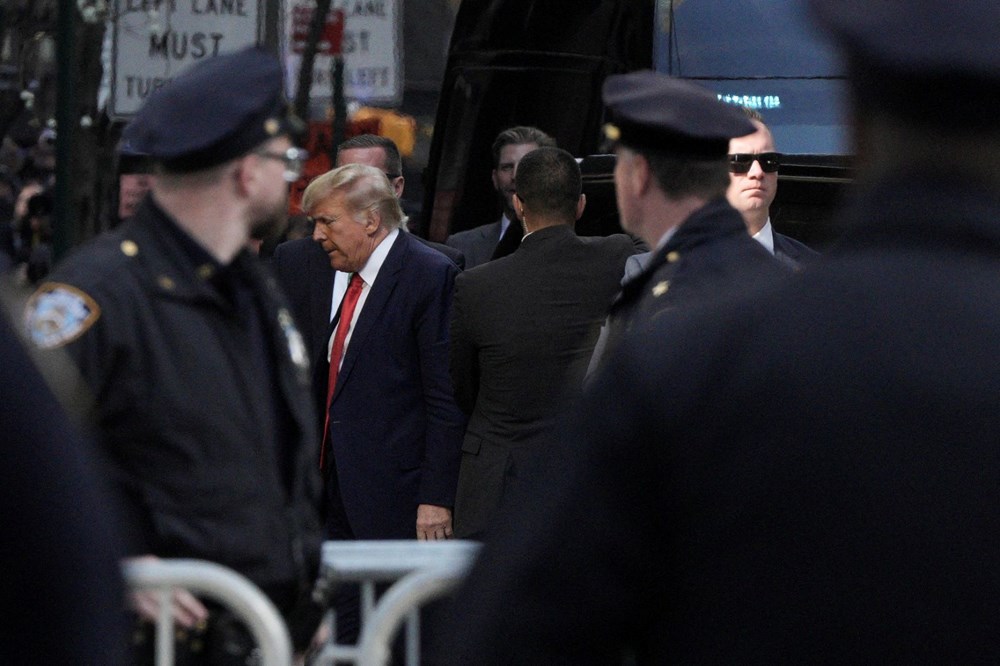 Tarihi dava: Eski ABD Başkanı Donald Trump hakim karşısına çıktı - 2