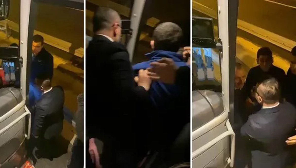 Yolcu otobüsünde kavga: Yedek şoför ve muavin birbirine girdi