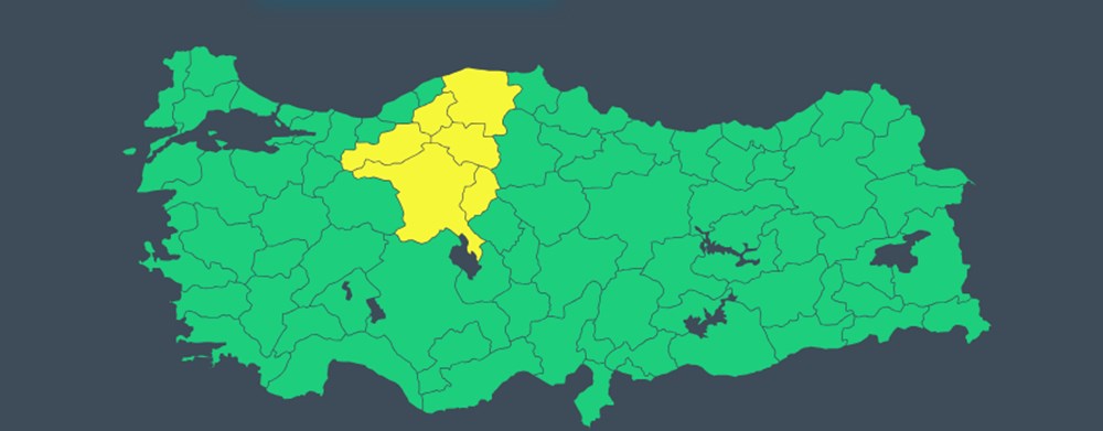 Meteoroloji'den 6 il için sarı kodlu uyarı: Dikkat yeni haftada yağmur var! (5 günlük hava tahmini raporu) - 4