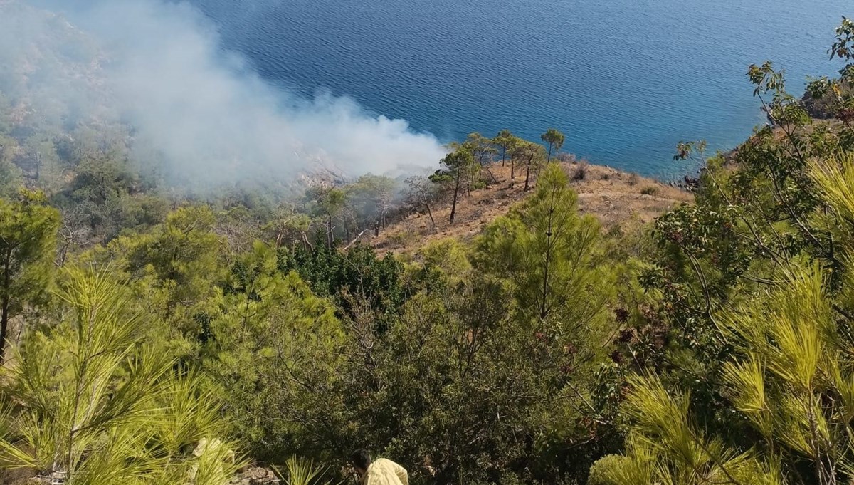 Mersin'de çıkan orman yangını kontrol altında Mersin'de çıkan orman yangını kontrol altında