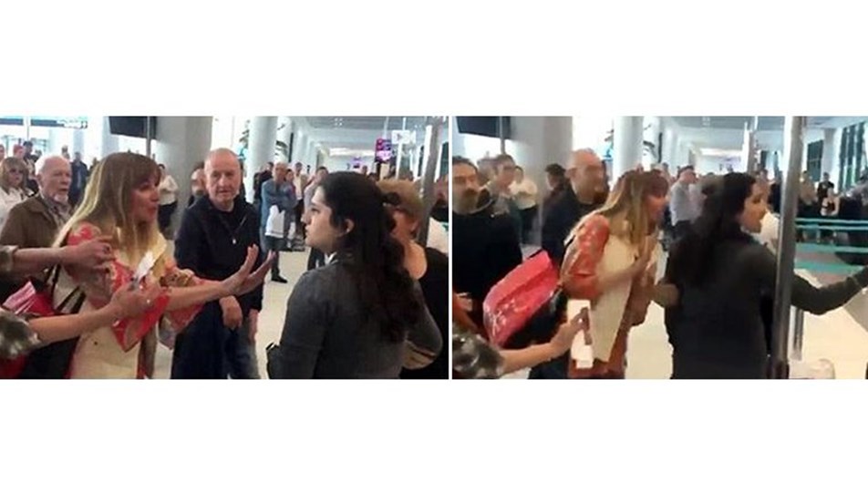 Havalimanında hakarete suç duyurusu