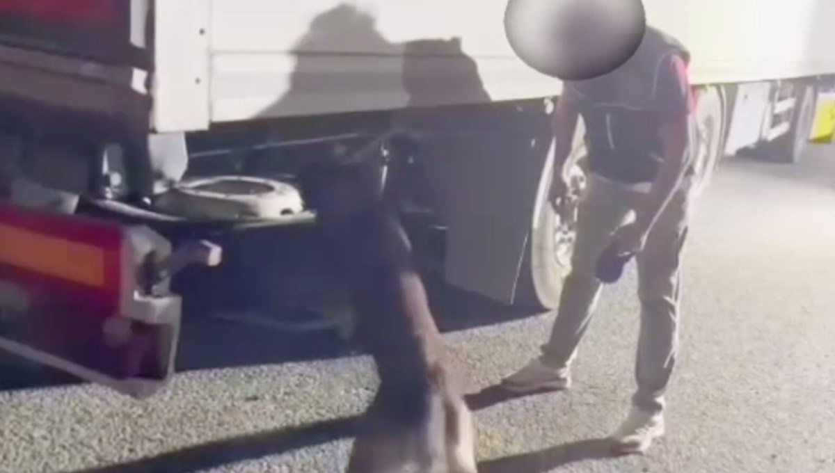 TIR lastiğinde uyuşturucu ele geçirildi TIR lastiğinde uyuşturucu ele geçirildi