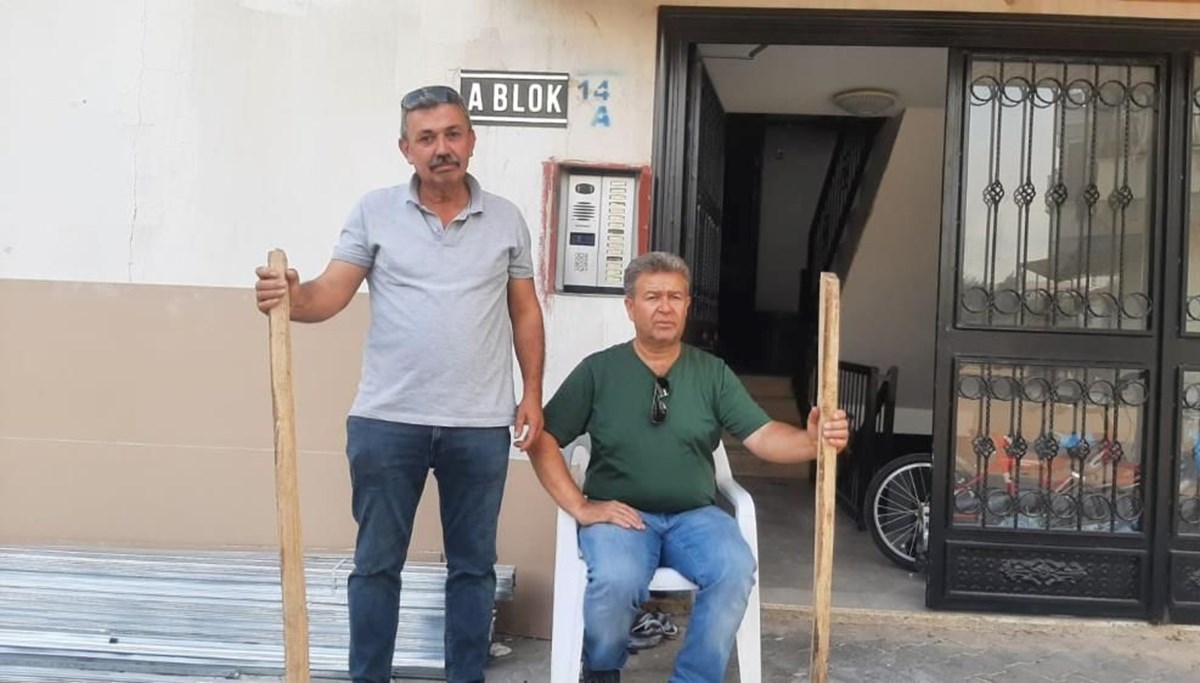 Bir haftada 8 kez yangın çıktı: Apartman sakinleri sopayla nöbete başladı