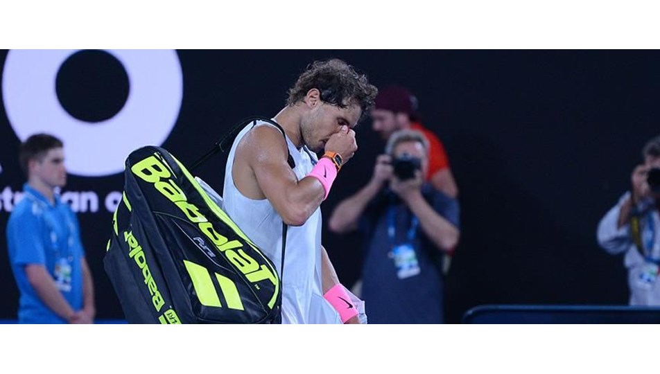 Nadal maçı yarıda bıraktı