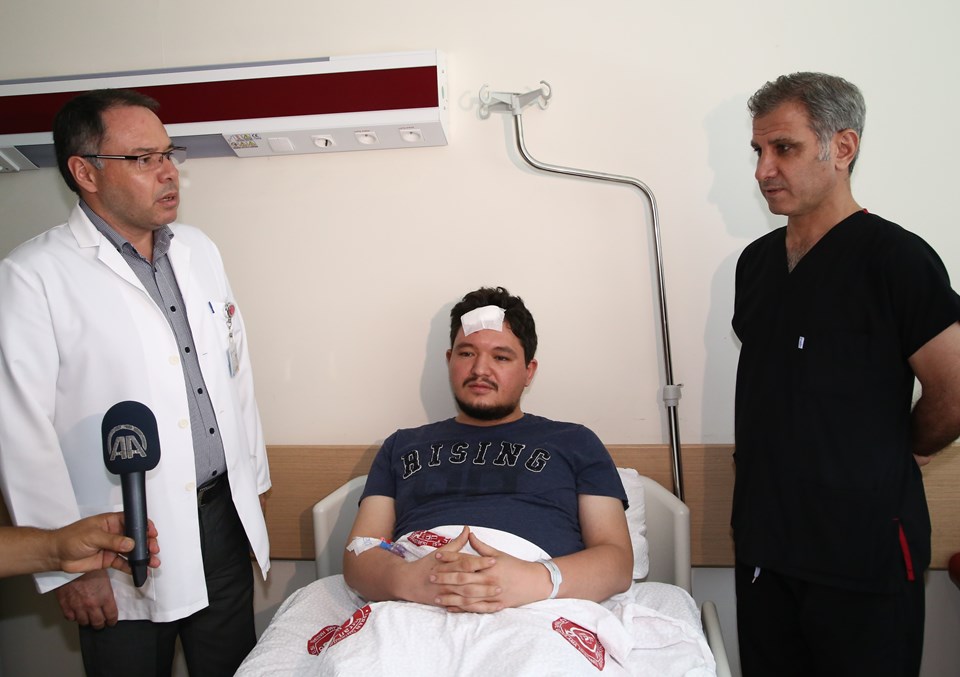 Şanlıurfa'da hastanede parke taşlı saldırıya uğrayan doktor konuştu - 1