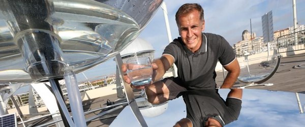 Kirli suyu güneşle damıtarak temiz suya dönüştürüyor