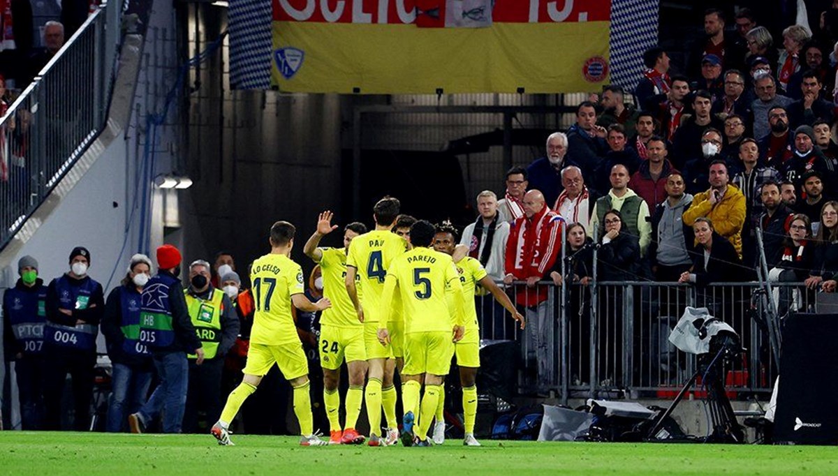 Villarreal, Şampiyonlar Ligi'nde yarı finale yükseldi Villarreal, Şampiyonlar Ligi'nde yarı finale yükseldi