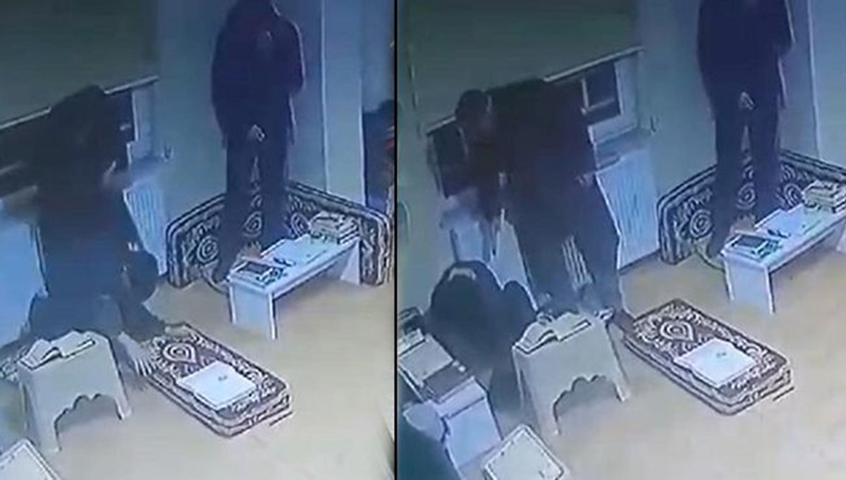 Görüntüler sosyal medyada gündem oldu: Ağrı'da çocukları döven imam gözaltında Görüntüler sosyal medyada gündem oldu: Ağrı'da çocukları döven imam gözaltında