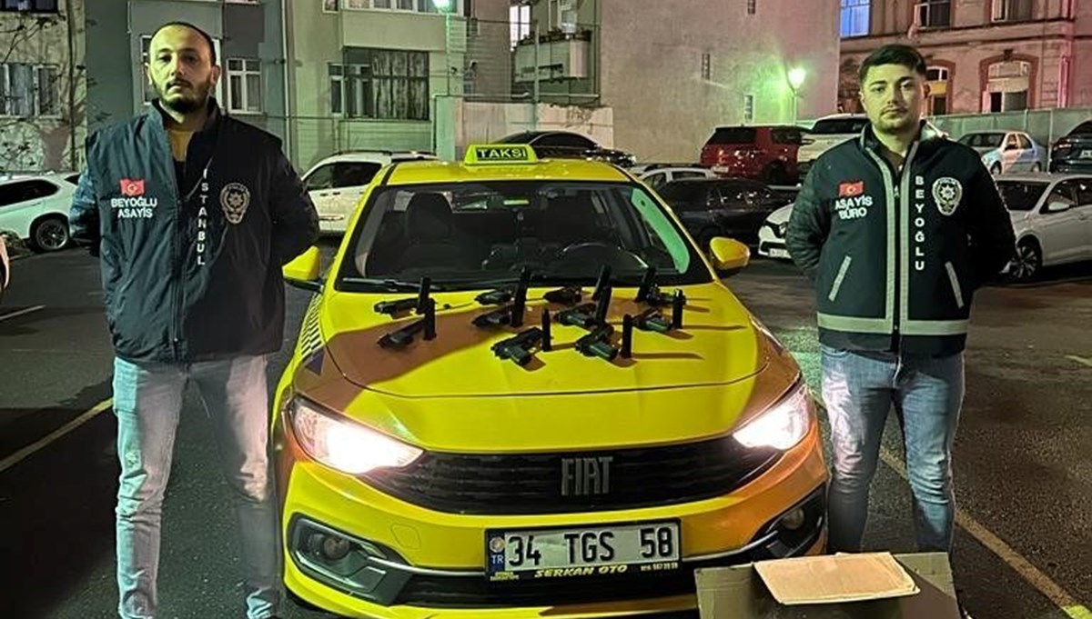 Taksiden cephanelik çıktı Taksiden cephanelik çıktı