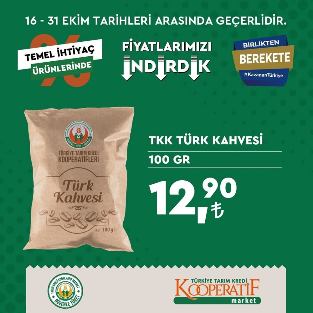 Tarım Kredi Kooperatif Market temel ihtiyaç ürünlerinde büyük indirimler (17-31 Ekim güncel indirimli ürünler kataloğu) - 25