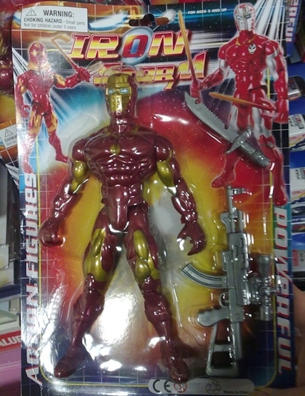 Is iron than gold. Железные вещи Marvel. Misfits игрушки. Knock off Toys.