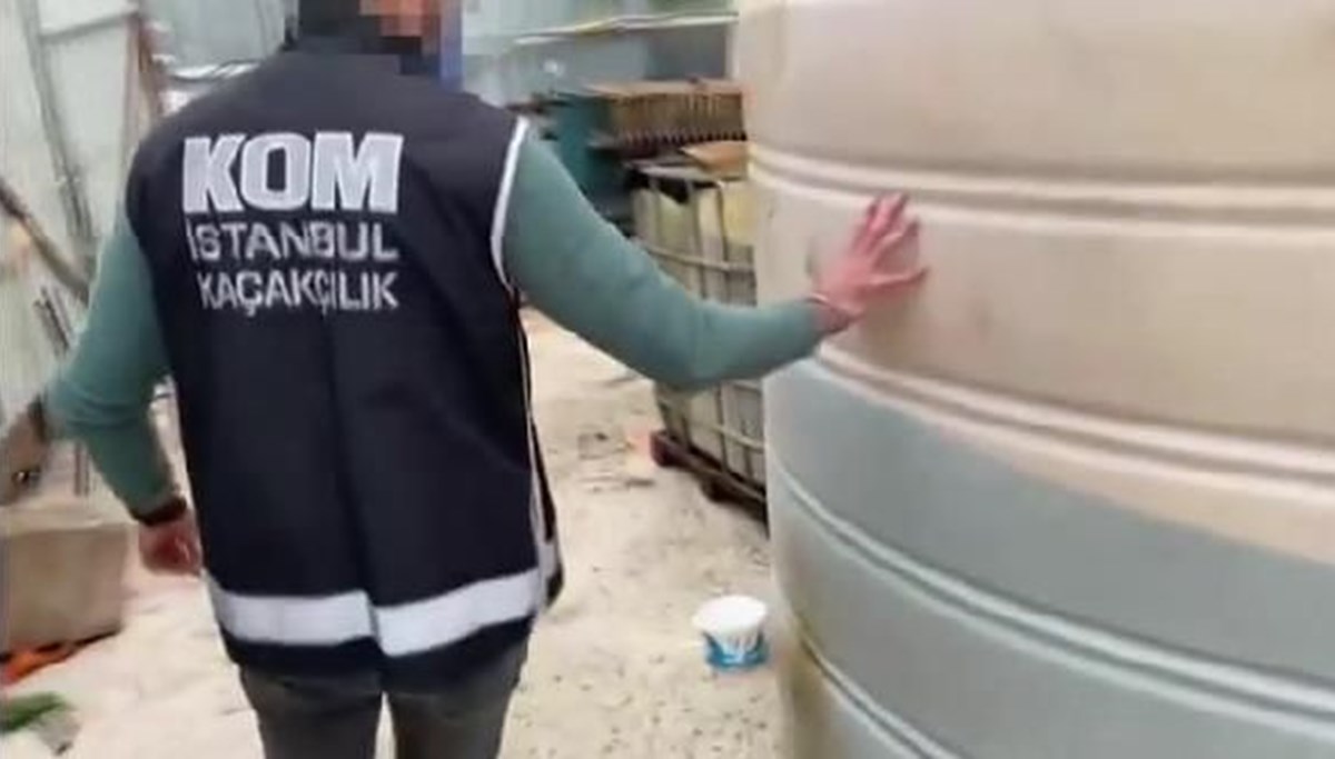 İstanbul'daki operasyonda 73 bin 500 litre kaçak akaryakıt ele geçirildi