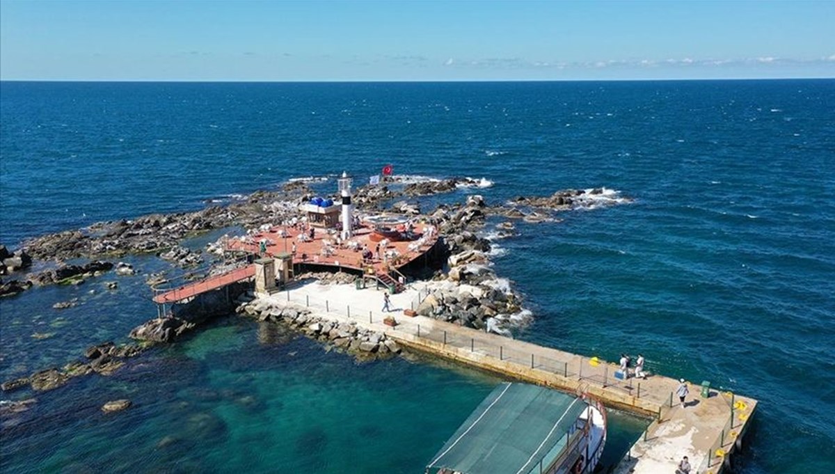 Karadeniz'in yeni turizm noktası Fatsa Adası turistlerin ilgi odağında Karadeniz'in yeni turizm noktası Fatsa Adası turistlerin ilgi odağında