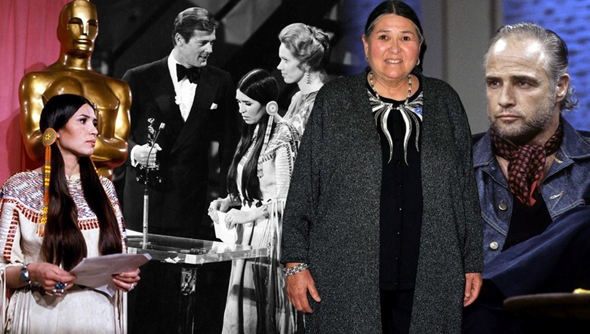 Akademi'den Marlon Brando yerine Oscar'ı reddetmek üzere sahneye çıkan Sacheen Littlefeather'e 50 yıl sonra özür