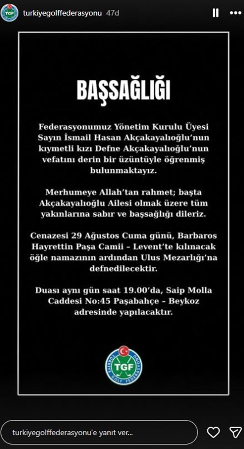 İş insanı Hasan Akçakayalıoğlu'nun kızı Defne Akçakayalıoğlu hayatını kaybetti - 1