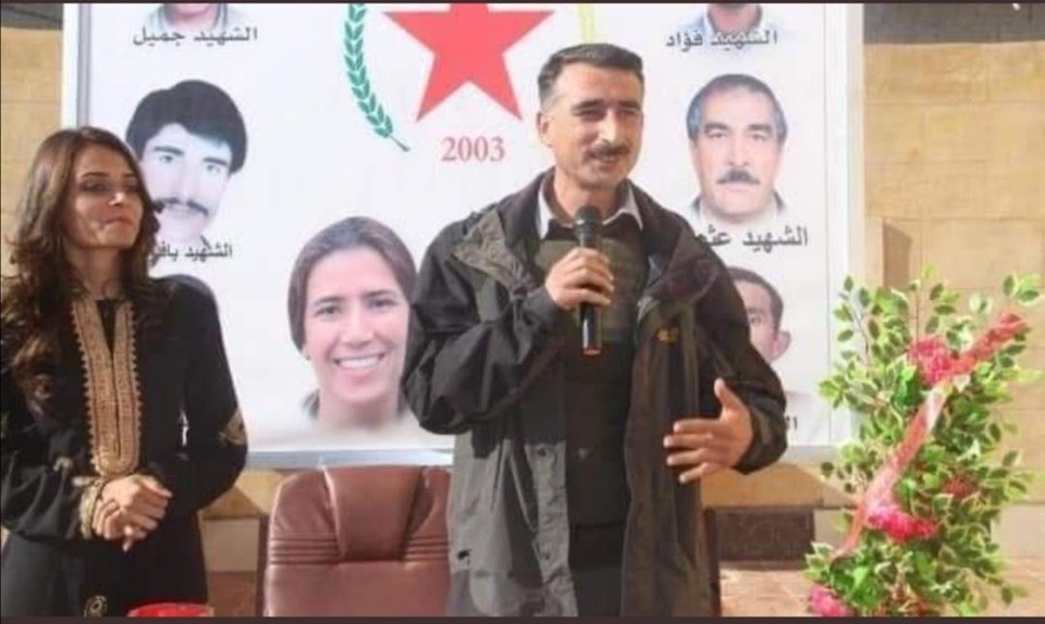 Terörist Şibli, 2019'dan itibaren terör örgütünün sözde Suriye özerk yönetimi merkez konseyi eş başkanı olarak faaliyet yürütüyordu.