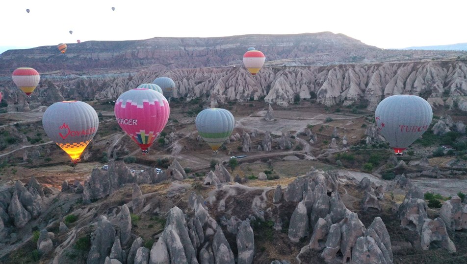 Kapadokya'ya turist akını