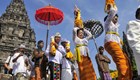 Endonezya'da Sessizlik Günü kutlamaları öncesi tören