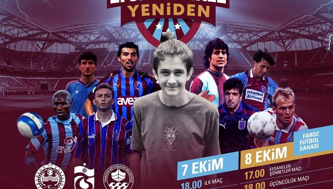 Trabzonspor'un efsaneleri Emir Yuşa için sahaya çıkıyor