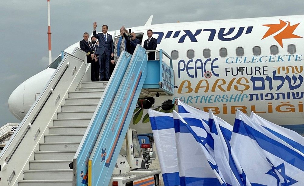 İsrail Cumhurbaşkanı Isaac Herzog Ankara'ya geldi - 5