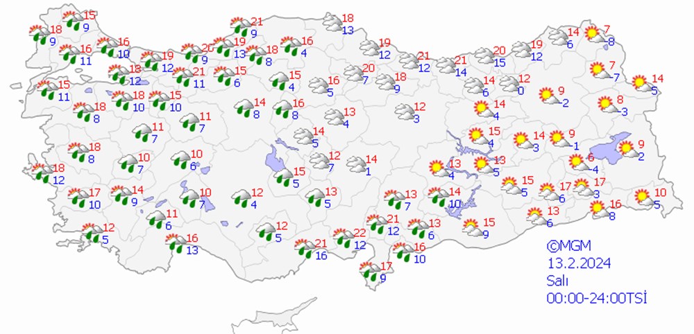 İstanbul dahil 21 il için sarı kodlu uyarı (Bugün hava nasıl olacak?) - 18