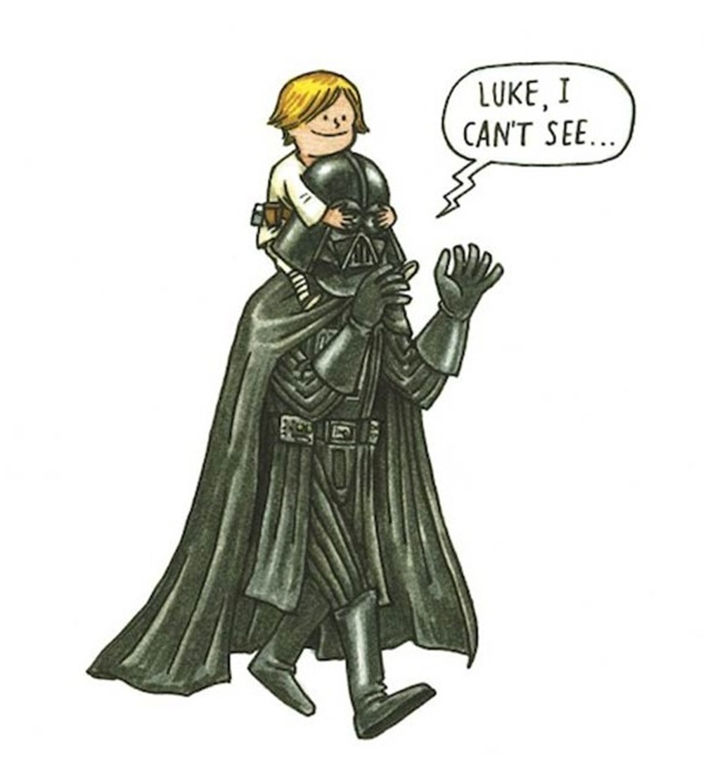 Aile babası Darth <b>Vader</b>.